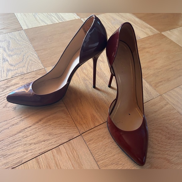 Gucci Amara wine red patent heel. Size 39. - Picture 4 of 7
